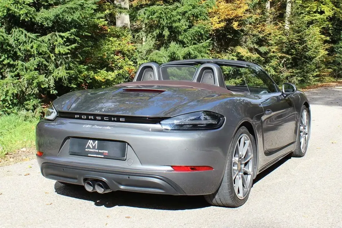 Gebraucht Porsche 718 Boxster Chrono 299 PS (219 kW) 2019 Achatgrau Cabrio