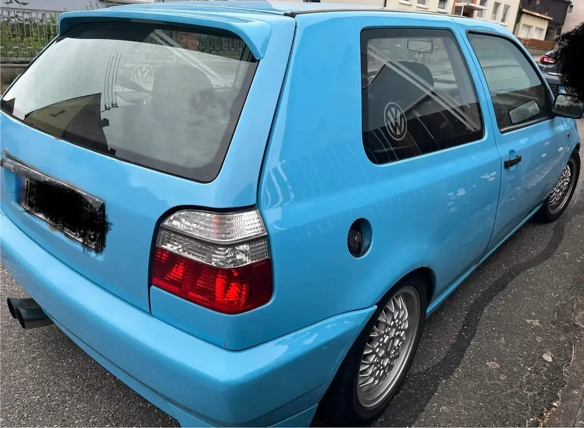 Gebraucht VW Golf III 75 PS (55 kW) 1997 Blau Kleinwagen