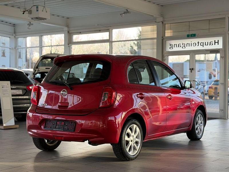 Gebraucht Nissan Micra Acenta 80 PS (58 kW) 2016 Rot Kleinwagen
