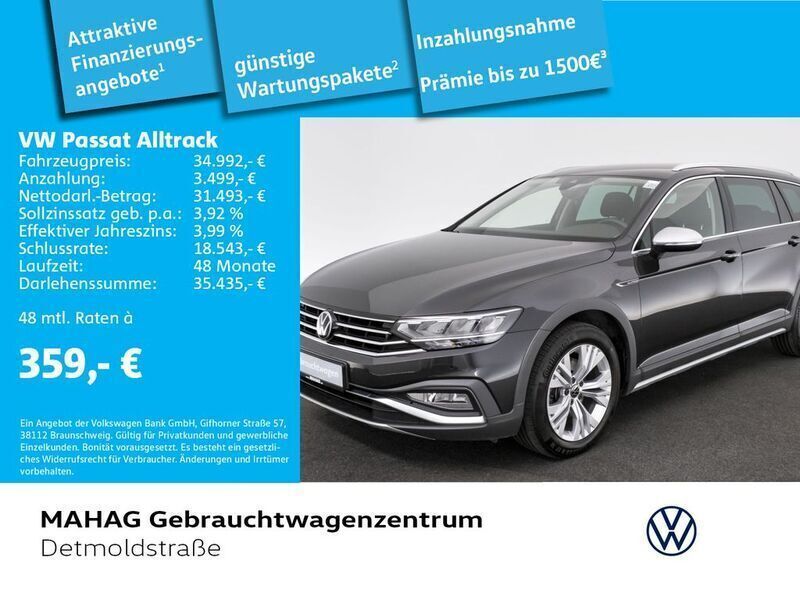 Grau Gebraucht 2023 VW Passat Alltrack Kombi | 35.480 € (Fairer Preis) - Bild 1/2