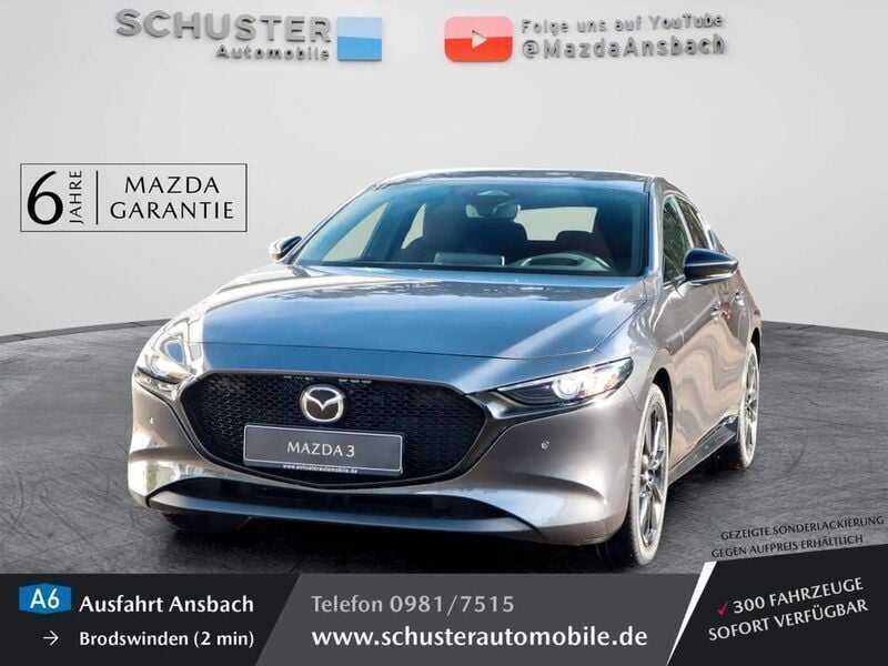 Grau Neu 2024 Mazda 3 Homura-Line Limousine | 29.180 € (Guter Preis) - Bild 1/4