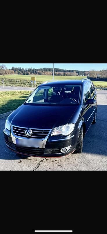 Schwarz Gebraucht 2008 VW Touran Van / Kleinbus | 4.500 € (Fairer Preis) - Bild 1/4