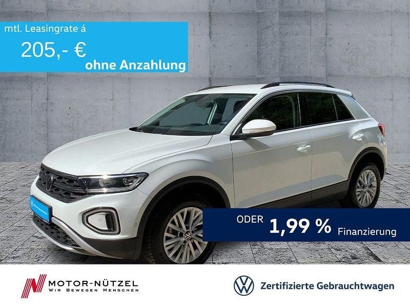 Weiß Gebraucht 2024 VW T-Roc Life SUV | 21.830 € (Guter Preis) - Bild 1/4
