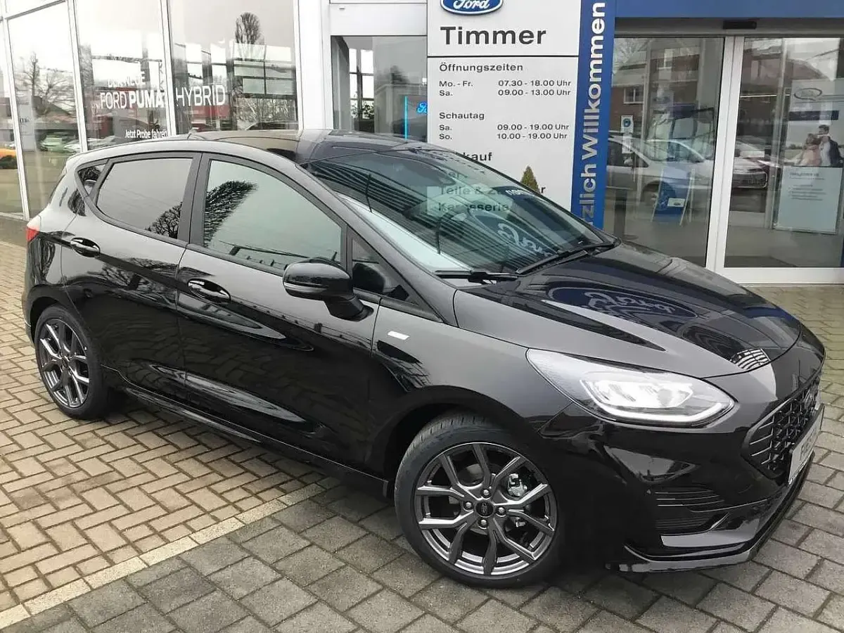 Gebraucht Ford Fiesta ST-Line 125 PS (91 kW) 2022 Agate black metallic Kleinwagen