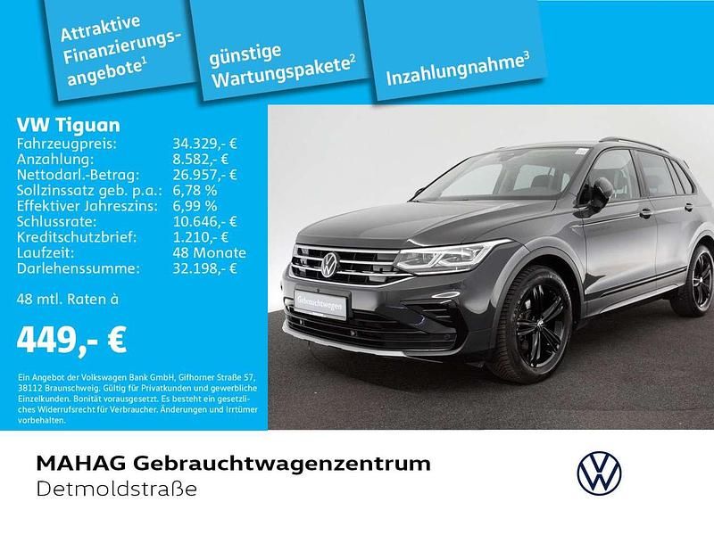 Grau Gebraucht 2023 VW Tiguan Sportline SUV | 38.980 € (Teuer) - Bild 1/2