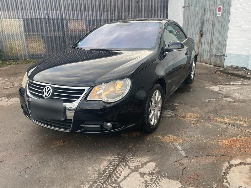 Schwarz Gebraucht 2008 VW Eos Cabrio | 2.499 € (Guter Preis) - Bild 1/4