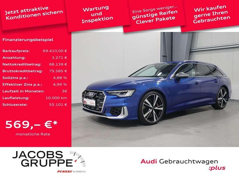 Blau Gebraucht 2024 Audi S6 Sport Kombi | 69.410 € (Fairer Preis) - Bild 1/4