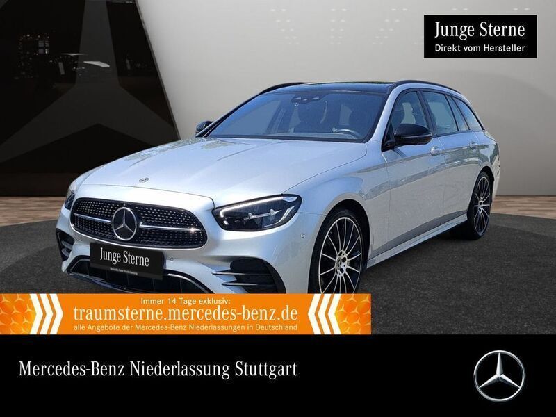 Silber Gebraucht 2022 Mercedes E400 AMG Limousine | 59.990 € - Bild 1/3
