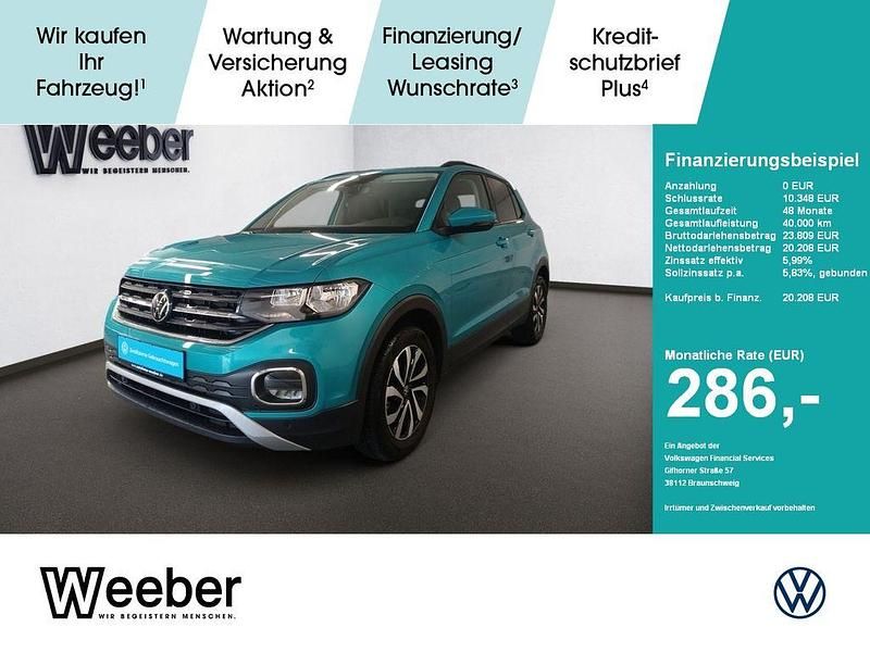 Blau Gebraucht 2022 VW T-Cross Active SUV | 21.389 € (Fairer Preis) - Bild 1/4