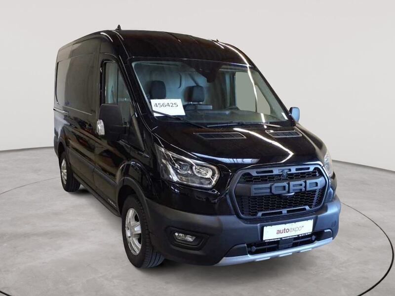 Obsidianschwarz metallic Gebraucht 2021 Ford Transit Abholung | 26.690 € (Superpreis) - Bild 1/4