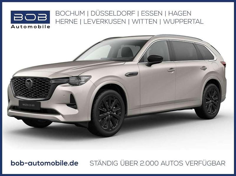 Silber Neu 2025 Mazda CX-80 Homura-Line SUV | 57.333 € (Fairer Preis) - Bild 1/3