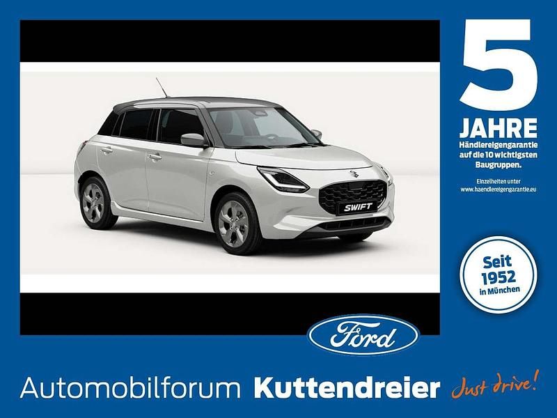 Pure white/mineral gray metall Neu 2025 Suzuki Swift Comfort Kleinwagen | 18.590 € - Bild 1/3