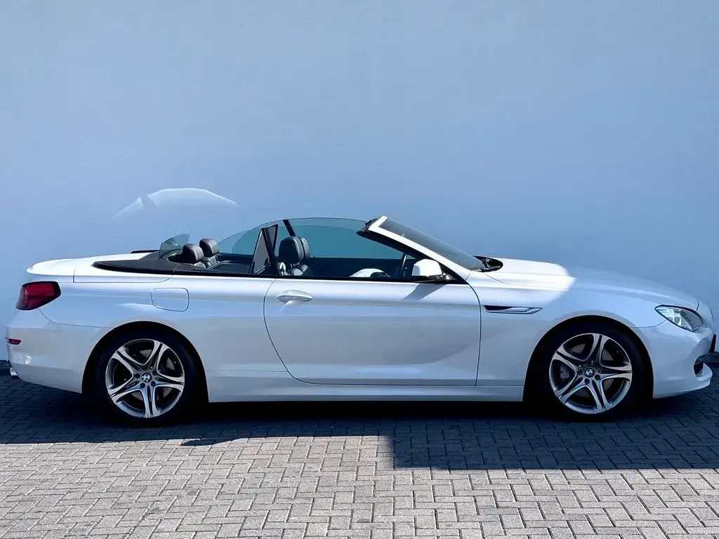 Gebraucht BMW 640 Cabriolet Sport Line 313 PS (230 kW) 2014 Weiß Cabrio