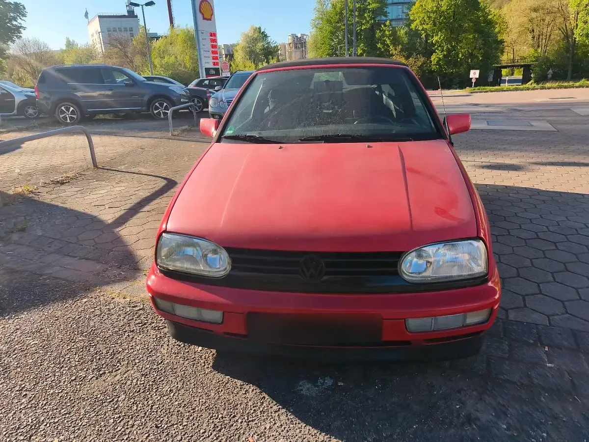 Brugt VW Golf Cabriolet 90 HK (66 kW) 1995 Rød Cabriolet
