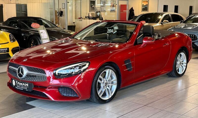 Rot Gebraucht 2019 Mercedes SL400 AMG Cabrio | 61.950 € (Guter Preis) - Bild 1/4