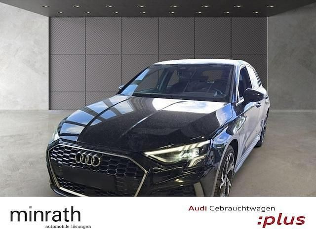 Mythosschwarz metallic Gebraucht 2023 Audi A3 Sportback e-tron S-Line Limousine | 28.240 € (Guter Preis) - Bild 1/4