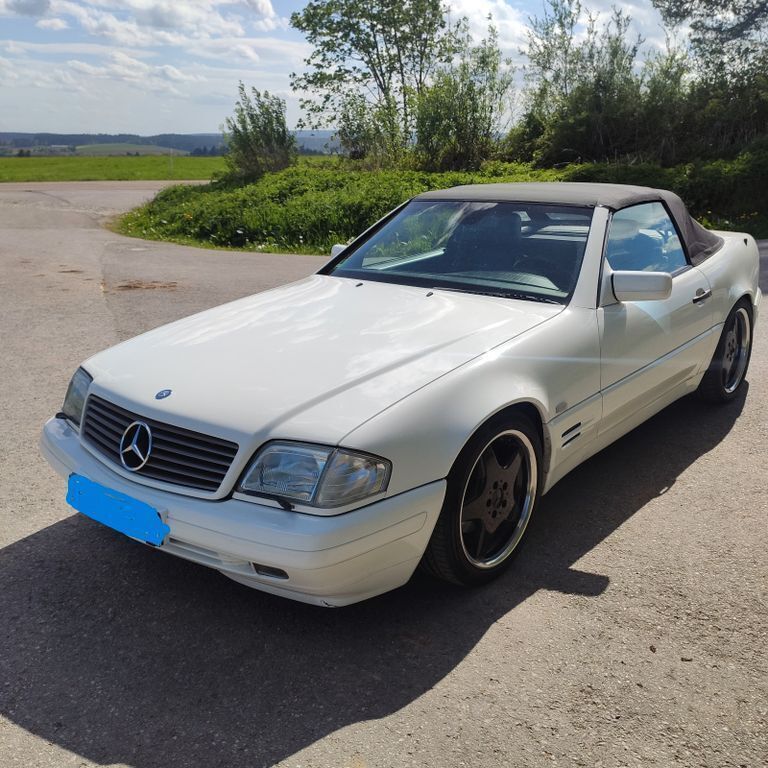 Weiß Gebraucht 1996 Mercedes SL320 Cabrio | 18.750 € (Superpreis) - Bild 1/4