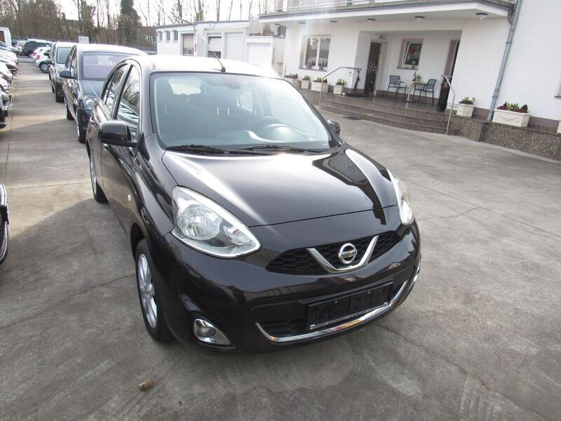 Braun Gebraucht 2014 Nissan Micra Acenta Kleinwagen | 4.900 € (Fairer Preis) - Bild 1/4
