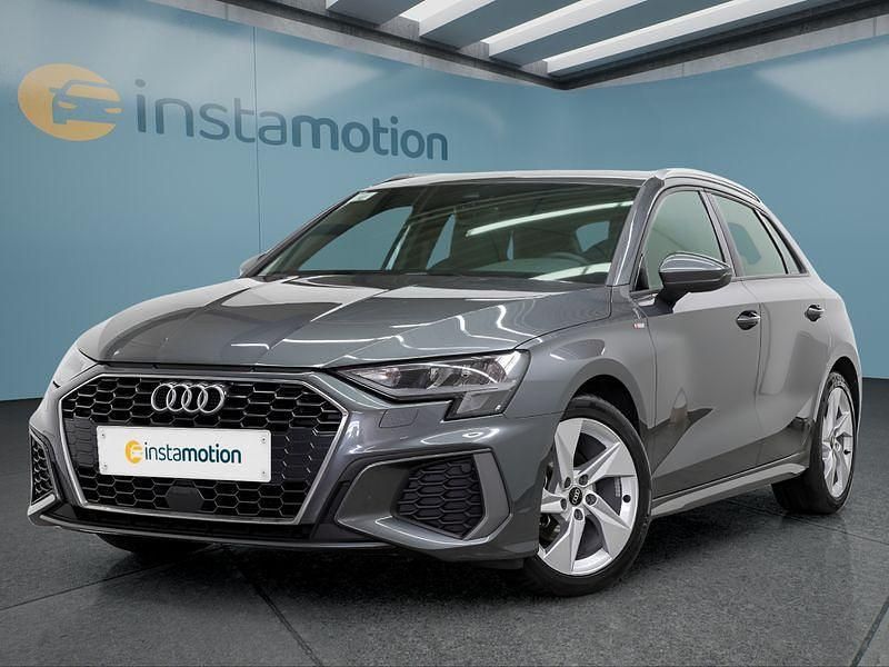 Grau Gebraucht 2023 Audi A3 S-Line Limousine | 29.899 € (Etwas zu teuer) - Bild 1/4