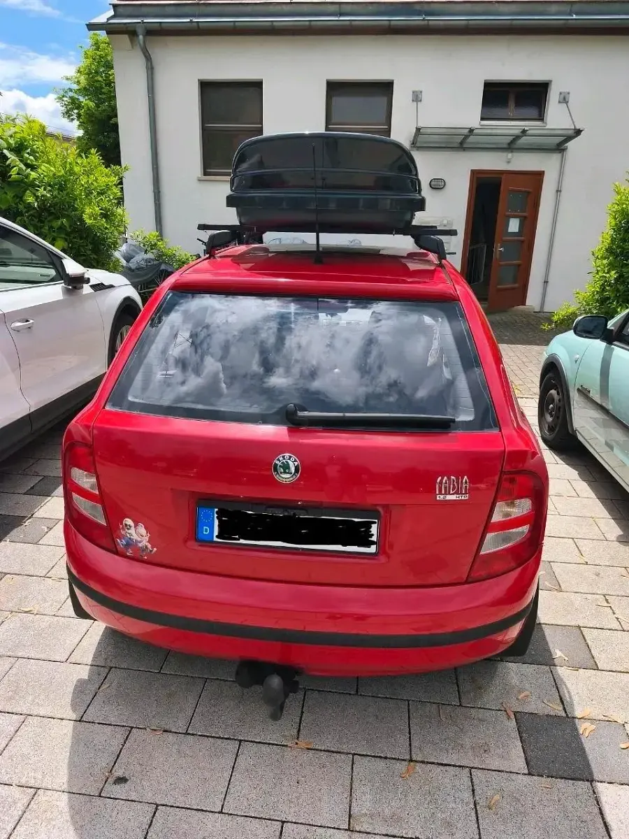 Gebraucht Skoda Fabia 55 PS (40 kW) 2005 Rot Kleinwagen