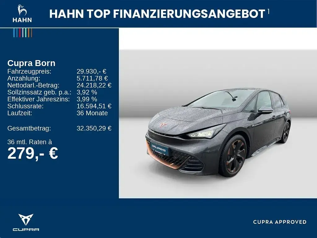 Gebraucht Cupra Born 169 kW (231 PS) 2024 Quasargrau Kleinwagen