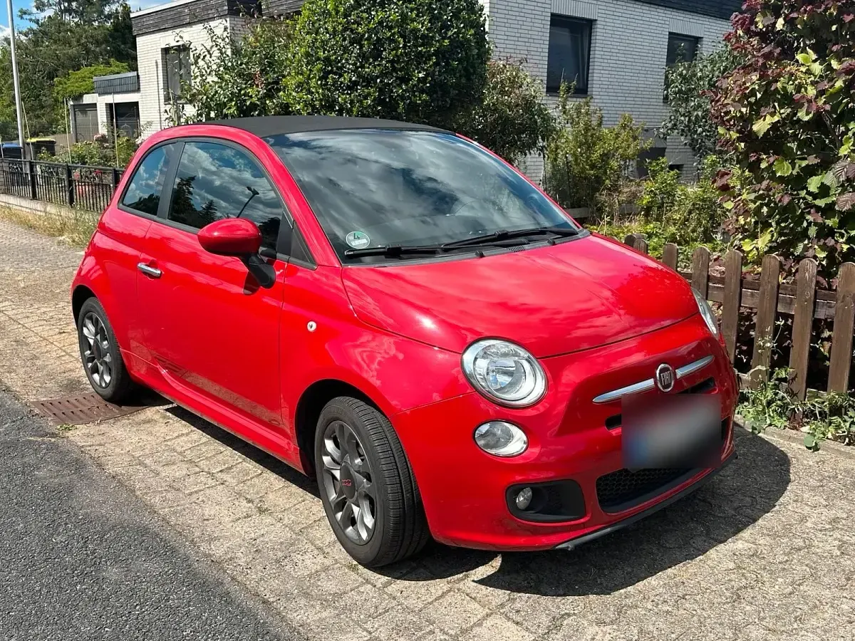 Gebraucht Fiat 500C 69 PS (50 kW) 2013 Rot Cabrio