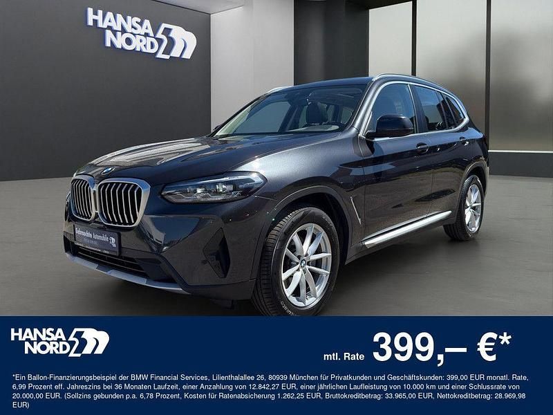 Grau / sophistograu (metallic) Gebraucht 2022 BMW X3 Sport Line SUV | 40.550 € (Superpreis) - Bild 1/4