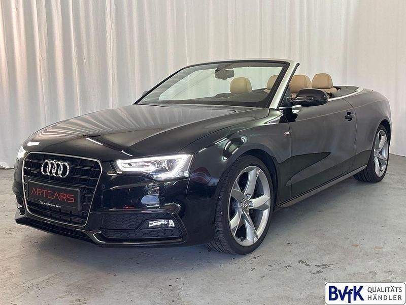 Schwarz Gebraucht 2015 Audi A5 Cabriolet S-Line Cabrio | 17.500 € (Guter Preis) - Bild 1/4