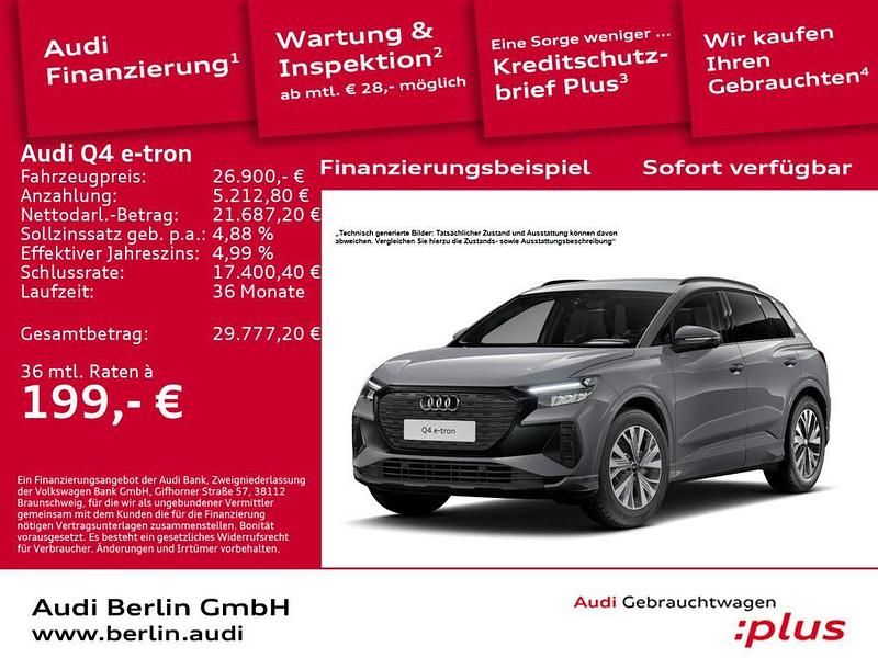 Gebraucht Audi Q4 e-tron Sport 125 kW (170 PS) 2023 Kieselgrau SUV