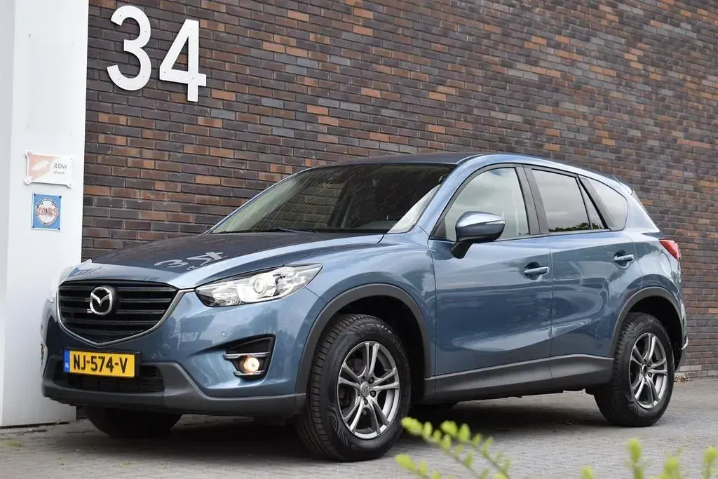 Usata Mazda CX-5 150 CV (110 kW) 2017 Blu SUV