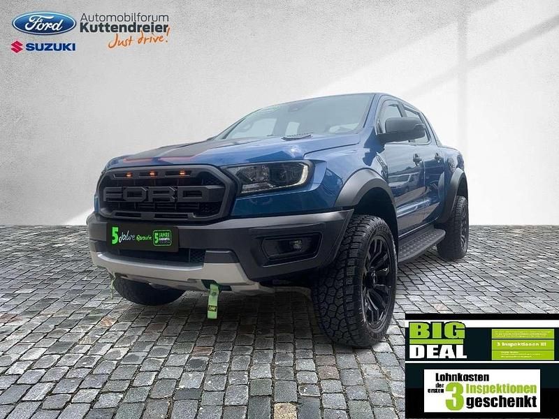 Performanceblau metallic Gebraucht 2022 Ford Ranger Raptor Abholung | 46.660 € (Fairer Preis) - Bild 1/3