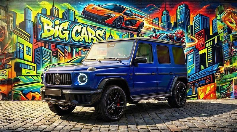 Neu Mercedes G63 AMG AMG 585 PS (430 kW) 2025 Blau SUV