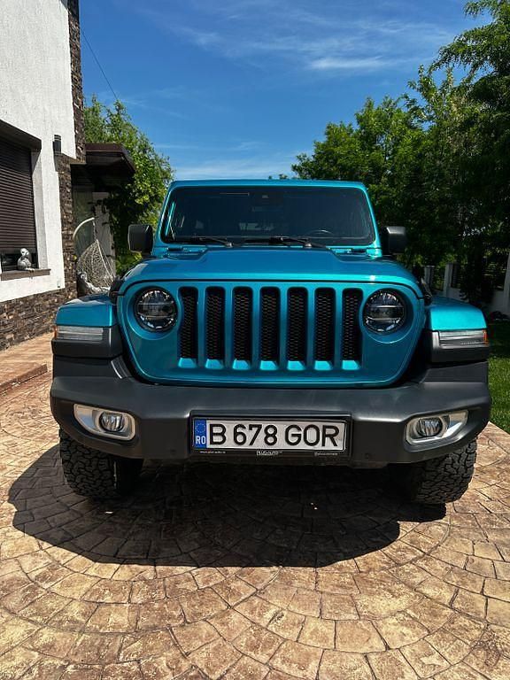 Blau Gebraucht 2020 Jeep Wrangler Sahara SUV | 40.500 € (Fairer Preis) - Bild 1/4