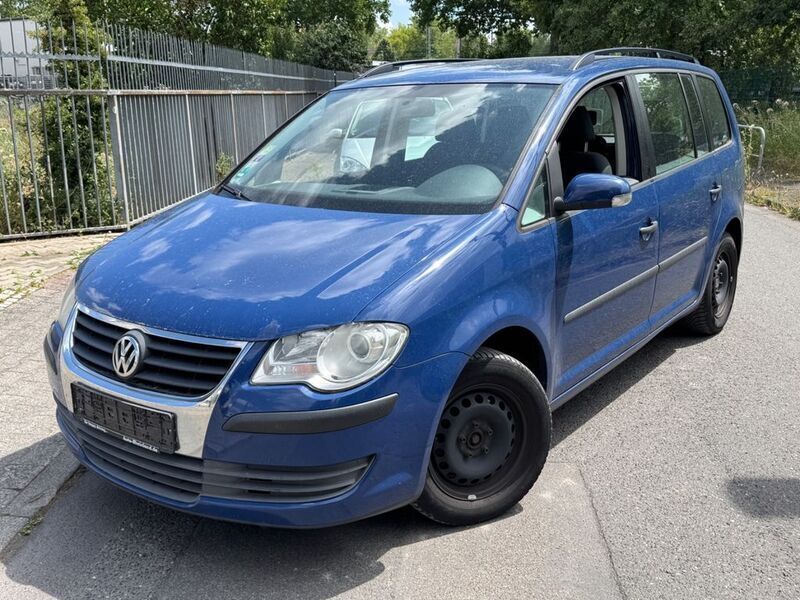Blau Gebraucht 2007 VW Touran Conceptline Van / Kleinbus | 2.359 € (Guter Preis) - Bild 1/4
