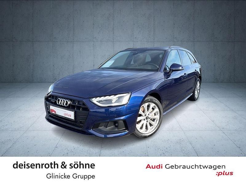 Navarrablau metallic Gebraucht 2021 Audi A4 Ambiente Kombi | 29.715 € (Fairer Preis) - Bild 1/4