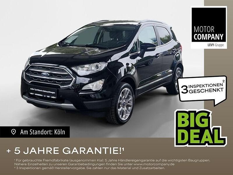 Schwarz Gebraucht 2018 Ford Ecosport Titanium SUV | 10.898 € (Fairer Preis) - Bild 1/4