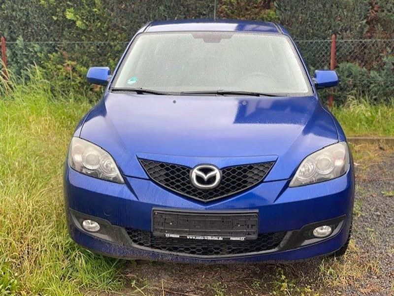 Nereusblau metallic Gebraucht 2007 Mazda 3 Kleinwagen | 749 € (Superpreis) - Bild 1/4