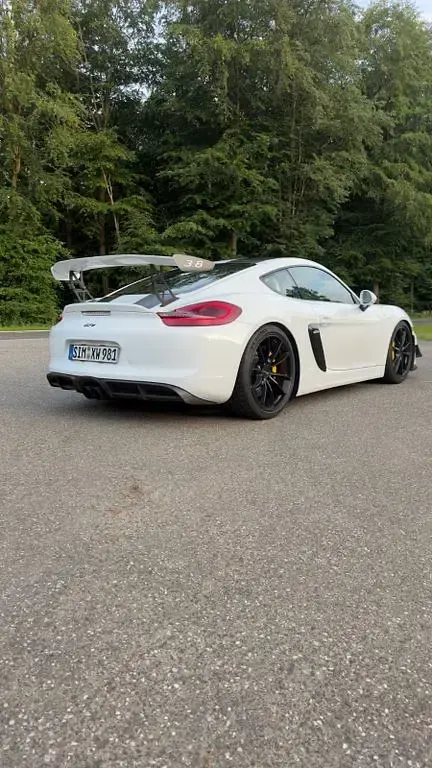 Gebraucht Porsche Cayman GT4 385 PS (283 kW) 2015 Weiß Coupé