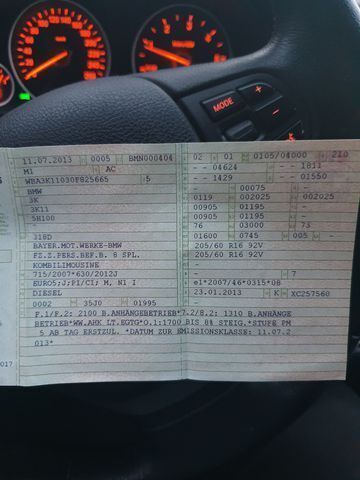 Gebraucht BMW 318 143 PS (105 kW) 2013 Silber metallic Kombi