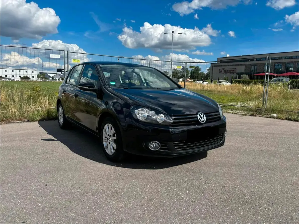 Gebraucht VW Golf VI 80 PS (58 kW) 2009 Schwarz Kleinwagen