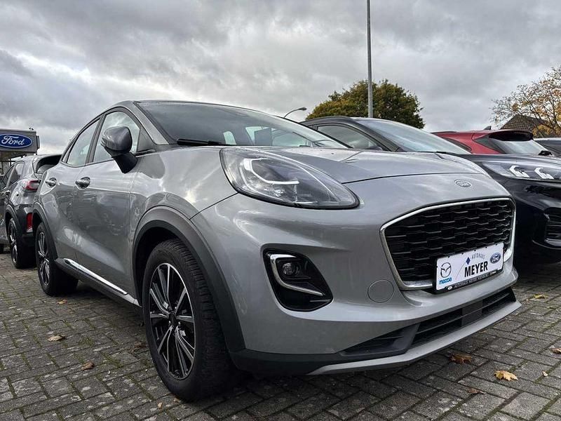 Mineralsilbermetallic Gebraucht 2021 Ford Puma Gen-E Titanium SUV | 16.450 € (Superpreis) - Bild 1/4