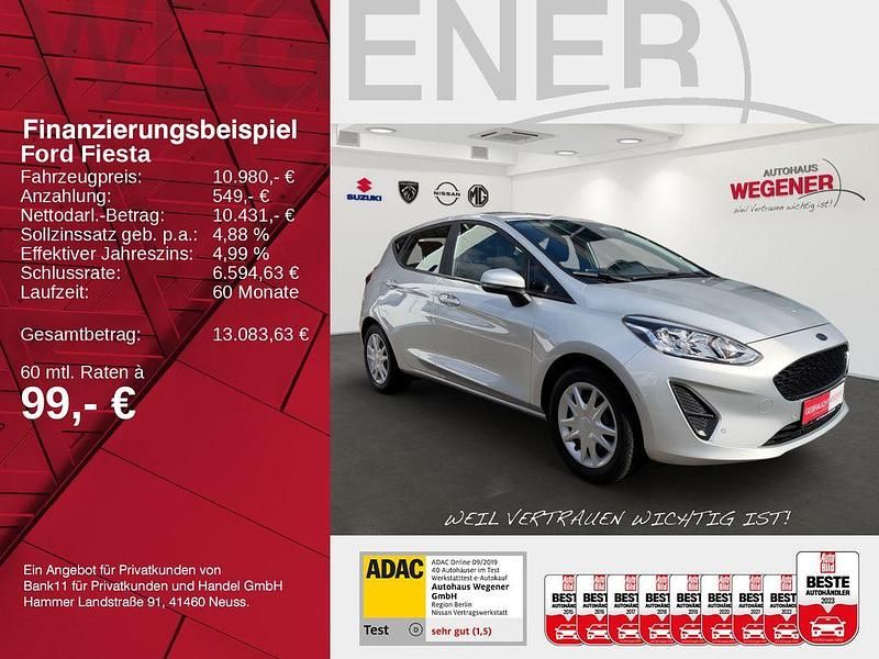 Gebraucht Ford Fiesta 75 PS (55 kW) 2020 Silber Kleinwagen