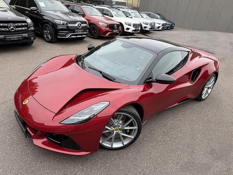 Magmared Neu 2025 Lotus Emira Coupé | 83.800 € (Superpreis) - Bild 1/4