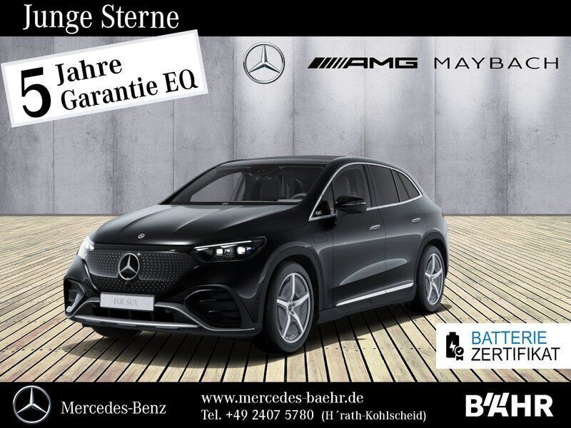 lack obsidianschwarz Gebraucht 2024 Mercedes EQE350 SUV AMG SUV | 67.850 € - Bild 1/4