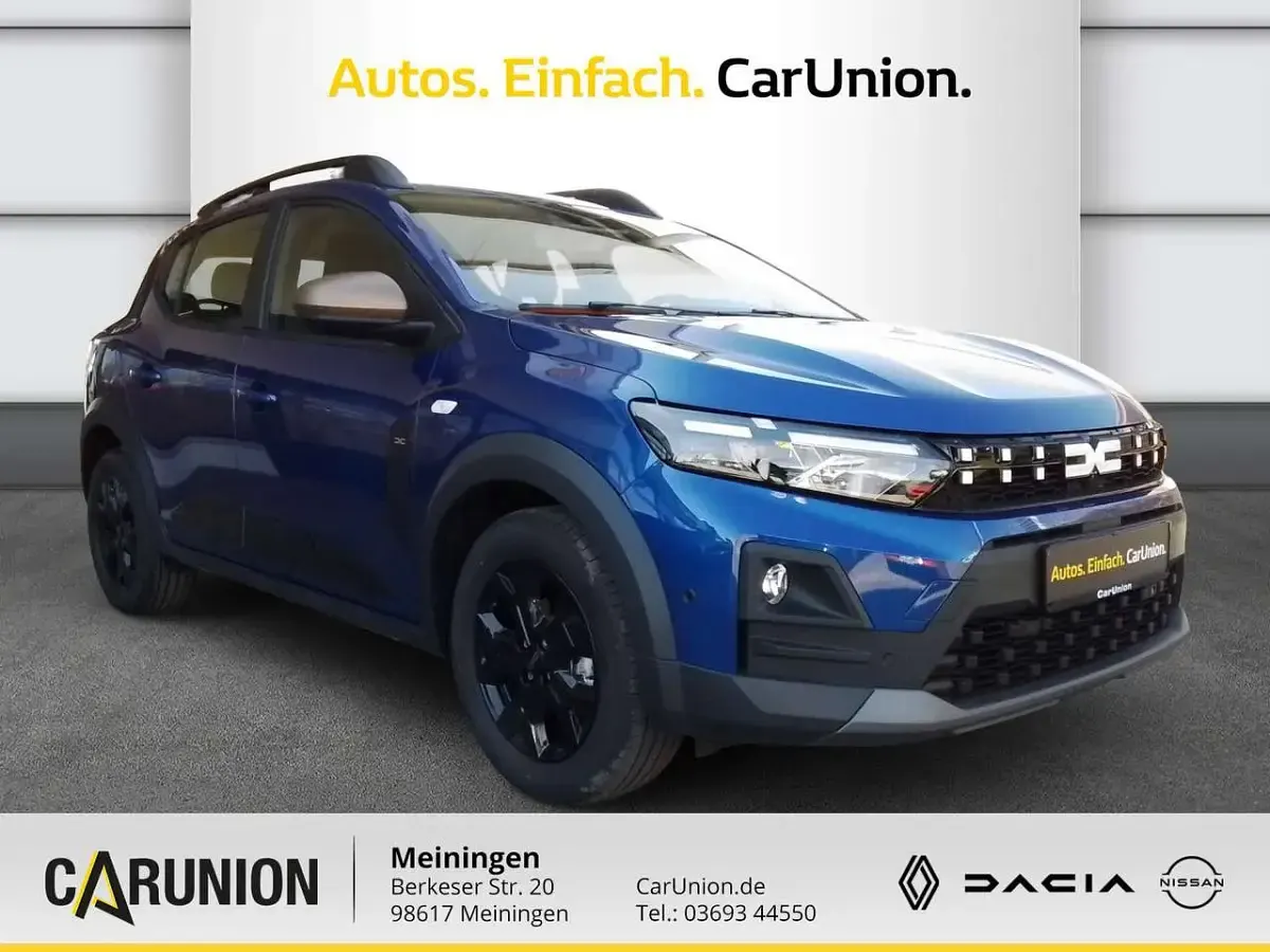 Neu Dacia Sandero Extreme 110 PS (80 kW) 2026 Ironblau metallic Limousine