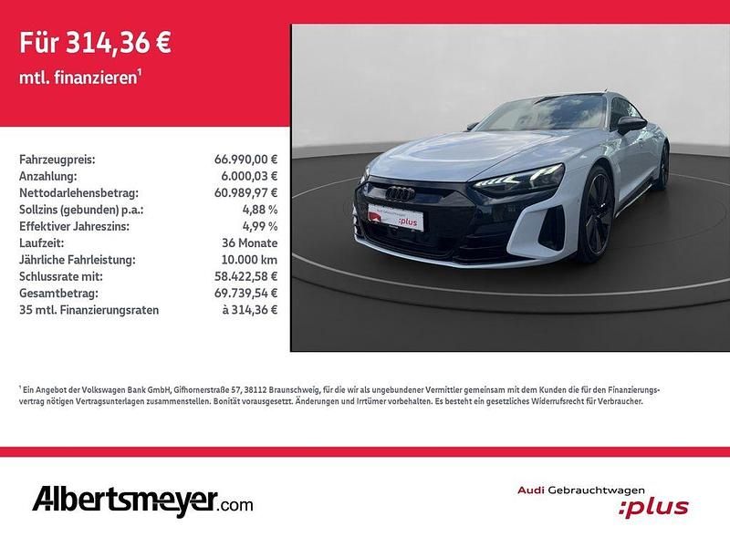 Grau Gebraucht 2022 Audi RS e-tron GT Ambiente Limousine | 64.490 € (Superpreis) - Bild 1/4