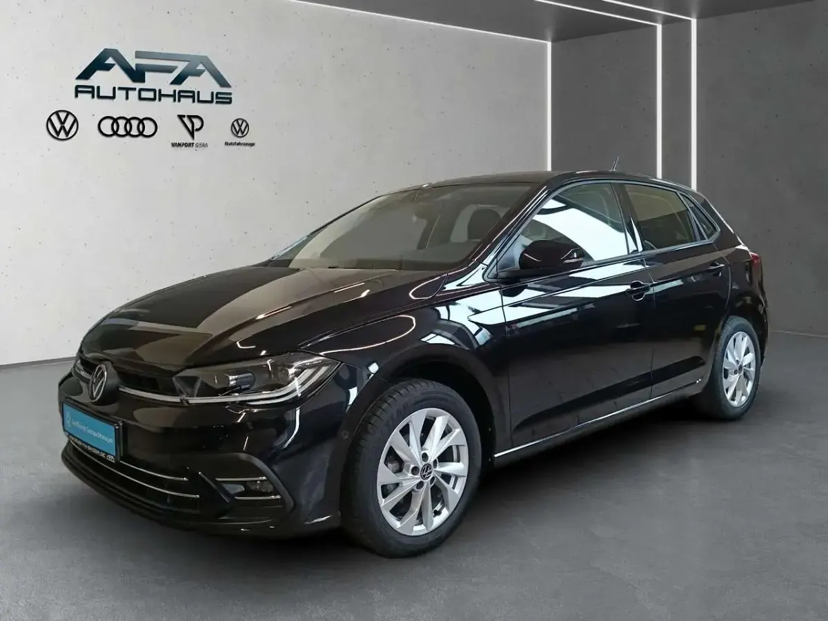 Gebraucht VW Polo Style 95 PS (69 kW) 2022 Schwarz Kleinwagen