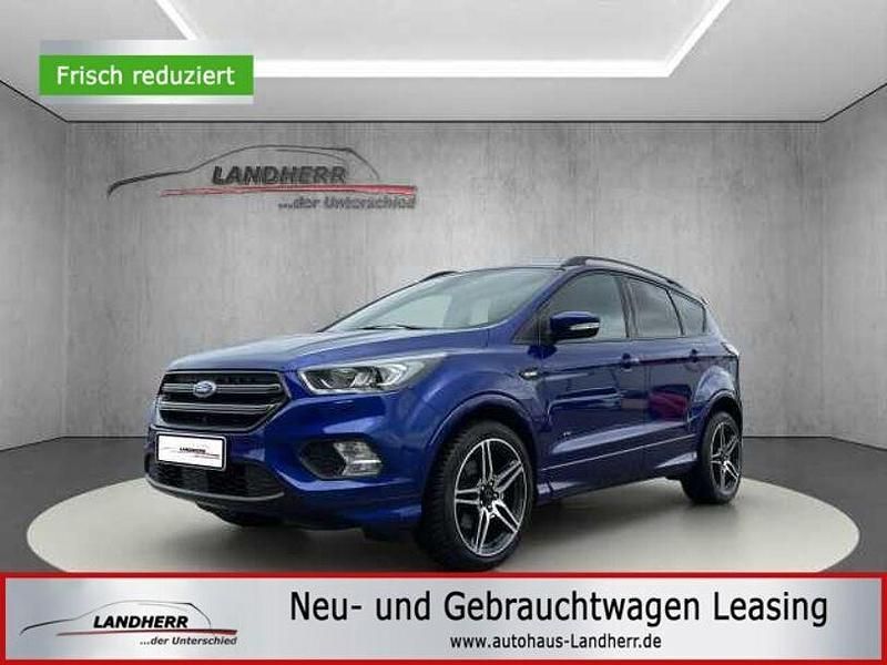 Indicblau metallic (metallic) Gebraucht 2017 Ford Kuga ST-Line SUV | 16.480 € (Fairer Preis) - Bild 1/4