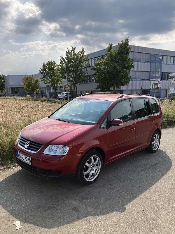 Gebraucht VW Touran 116 PS (85 kW) 2004 Rot Van / Kleinbus