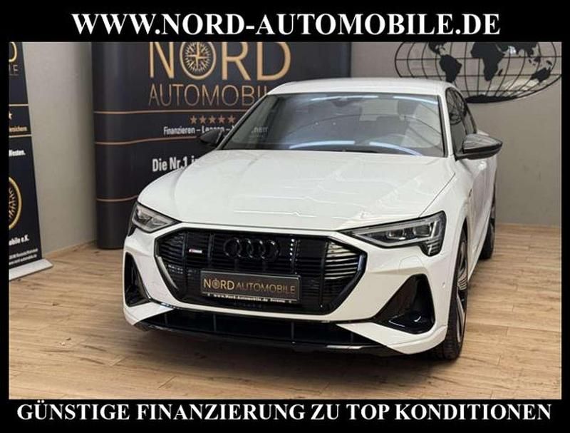 Gebraucht Audi e-tron S-Line 230 kW (313 PS) 2022 Gletscherweiß metallic (metallic) SUV